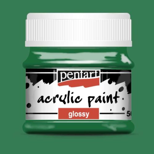 Fényes akrilfesték ZÖLD 50ml | Pentart