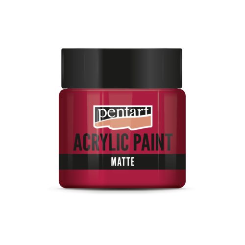 Matt akrilfesték - KÁRMINPIROS 50ml | Pentart
