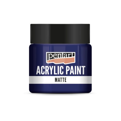Matt akrilfesték - SÖTÉTKÉK 50ml | Pentart