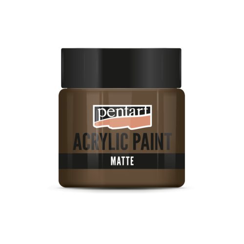 Matt akrilfesték - VILÁGOSBARNA 50ml | Pentart