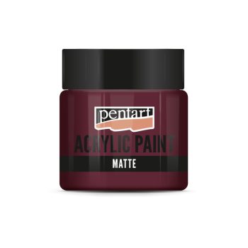 Matt akrilfesték - BORDÓ 50ml | Pentart
