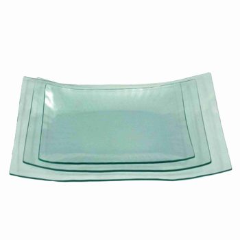 Hullámos szélű tál 25x25cm