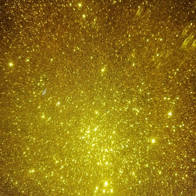 Öntapadós glitteres / csillámos dekorgumi, 20cm x 30cm arany