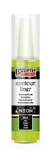 Kontúrozó neon zöld 20ml | Pentart 