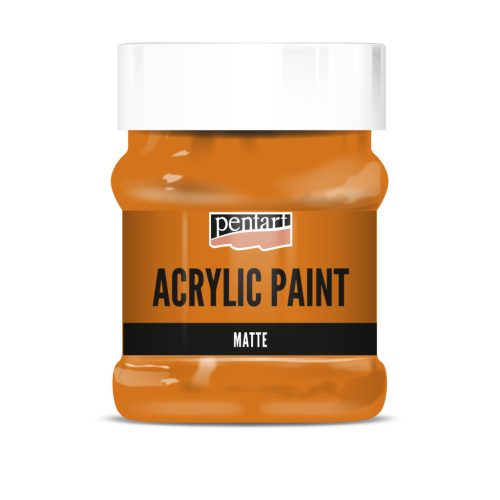 Matt akrilfesték - NARANCS 230ml | Pentart