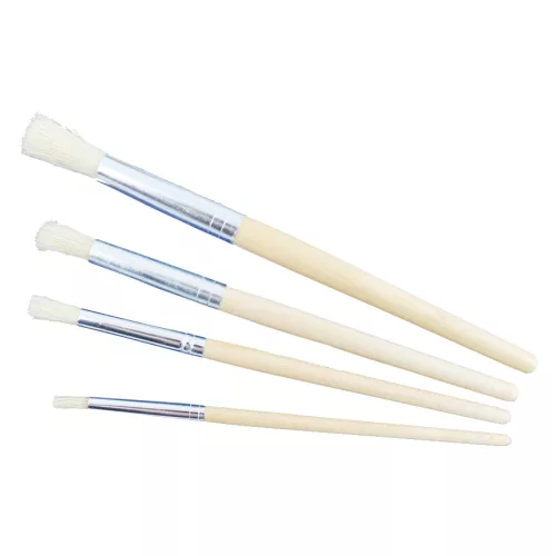 Stencilező ecset készlet 6 darabos