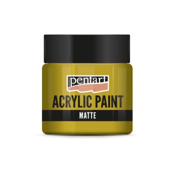 Matt akrilfesték - OKKER 50ml | Pentart