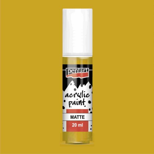 Matt akrilfesték - OKKER 20ml | Pentart