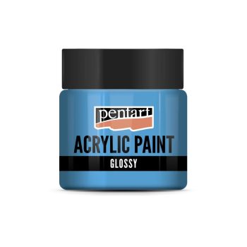 Fényes akrilfesték VILÁGOSKÉK 50ml | Pentart