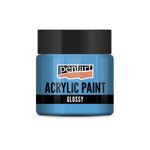 Fényes akrilfesték VILÁGOSKÉK 50ml | Pentart