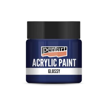 Fényes akrilfesték SÖTÉTKÉK 50ml | Pentart