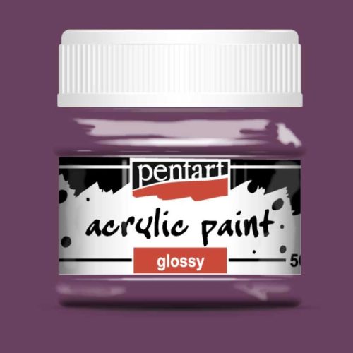 Fényes akrilfesték LILA 50ml | Pentart
