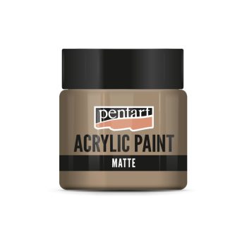 Matt akrilfesték - SÖTÉTHOMOK 50ml | Pentart
