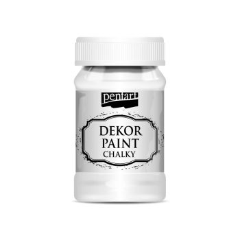 Dekor krétafesték FEHÉR 100ml Pentart