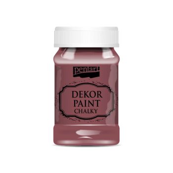 Dekor krétafesték BURGUNDI VÖRÖS 100ml Pentart