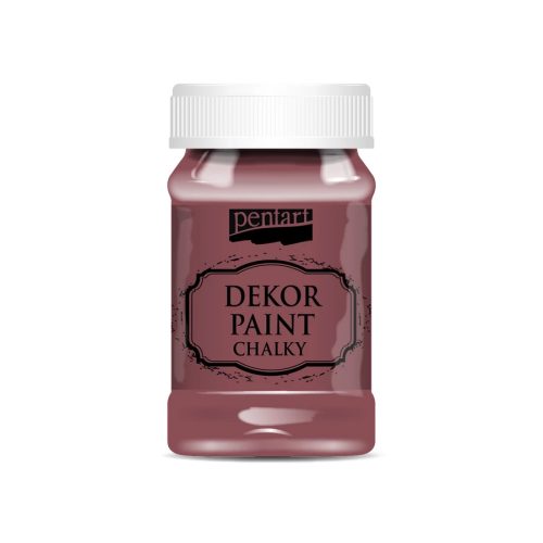 Dekor krétafesték BURGUNDI VÖRÖS 100ml Pentart