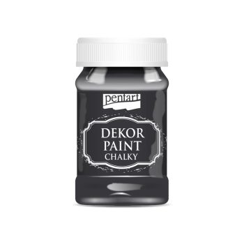 Dekor krétafesték FEKETE 100ml Pentart