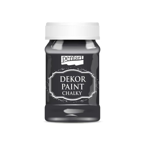 Dekor krétafesték FEKETE 100ml Pentart