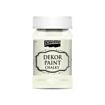 Dekor krétafesték KRÉMFEHÉR 100ml Pentart