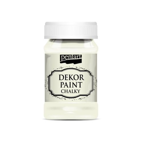 Dekor krétafesték KRÉMFEHÉR 100ml Pentart