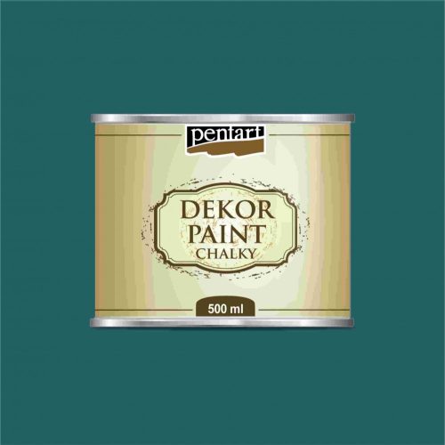 Dekor krétafesték MÉREGZÖLD 500ml Pentart