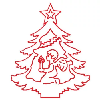 Fafigura, 5 db/csomag - fenyő 118