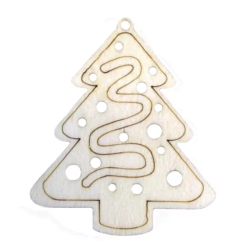 Fafigura, 5 db/csomag - fenyő 122