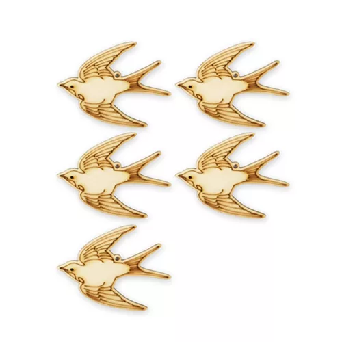 Fafigura, 5 db/csomag - fecske 160