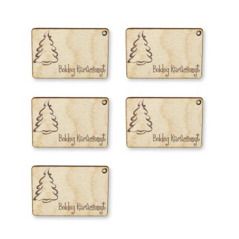 Fafigura, 5 db/csomag - ajándékkísérő 205