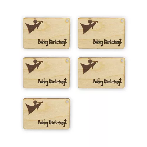 Fafigura, 5 db/csomag - ajándékkísérő 215