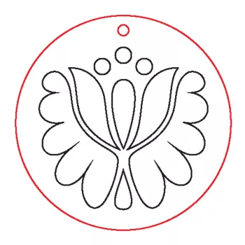 Fafigura, 6 db/csomag - füli alap 295