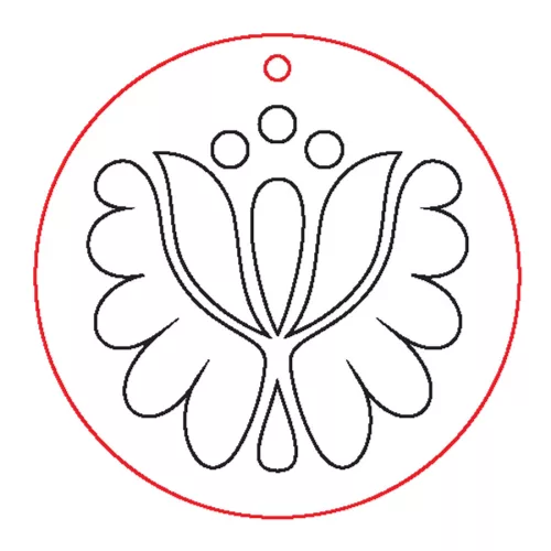 Fafigura, 6 db/csomag - füli alap 295