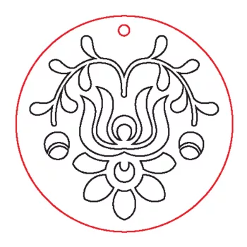 Fafigura, 6 db/csomag - füli alap 297