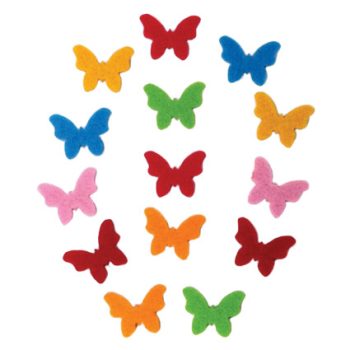 Filcfigura - Lepke mini | 14 darabos csomag