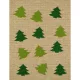 Filcfigura - Mini fenyő (12 db/cs, átm. kb.: 3 cm)