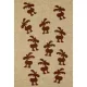Filcfigura - Mini rénszarvas (12 db/cs, átm. kb.: 3 cm)