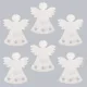 Filcfigura angyal csillagos