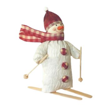 Kézműves csomag - Síelő hóember