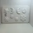 Gipszkiöntő forma - Hold,csillagok 3d 35