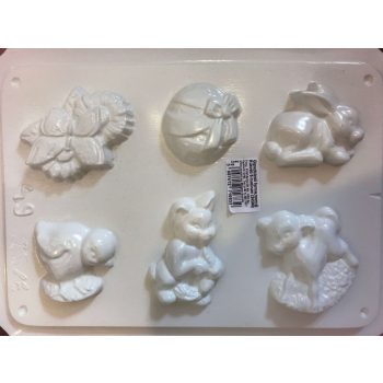 Gipszkiöntő forma - 3D nyuszi