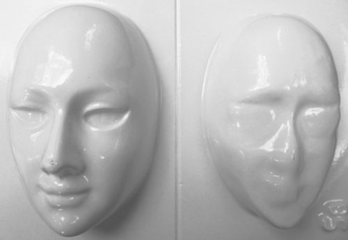 Gipszkiöntő forma - Könnyített közepes maszk