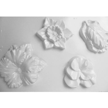 Gipszkiöntő forma, normál - Virág