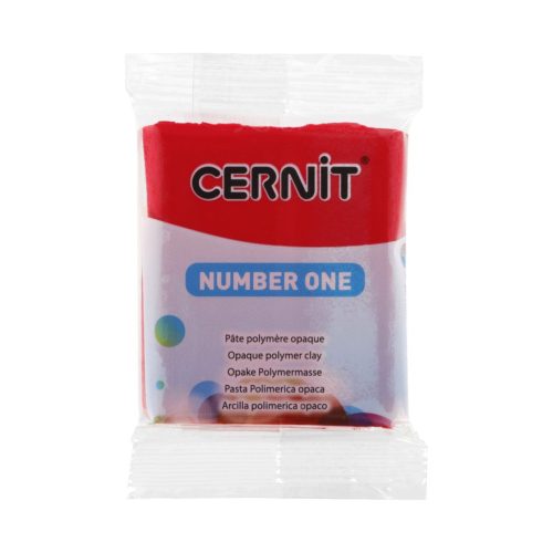 Cernit süthető gyurma N°1 56gr - sötétpiros