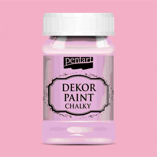 Dekor krétafesték BABARÓZSASZÍN 100ml Pentart