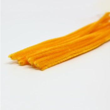 Zsenília drót kicsi (kb. 0,5cm) 10db/cs. mandarinsárga