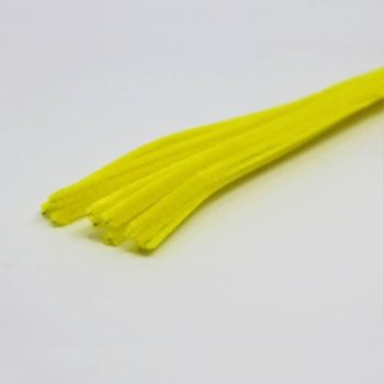 Zsenília drót kicsi (kb. 0,5cm) 10db/cs. sárga