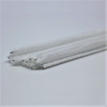 Zsenília drót kicsi (kb. 0,5cm) 10db/cs. fehér