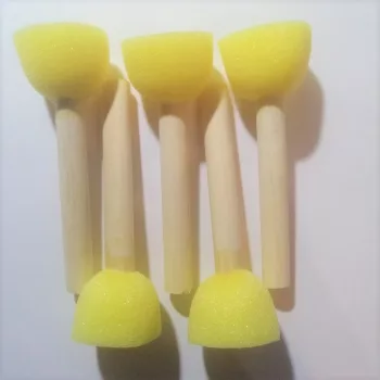 Szivacsecset készlet 5 darabos 3cm