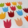 Filcfigura - Tulipánfej mini
