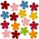 Filcfigura - Mini virág | 16 darabos csomag